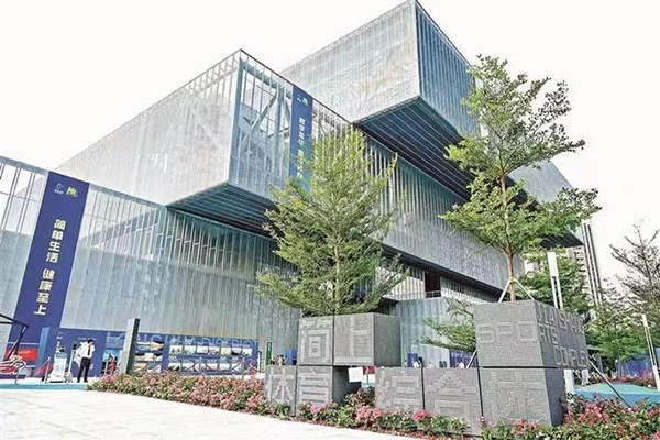 „Blueway“ sporto ir kultūros centro baseino projektas: Shenzhen Longhua rajono Jianshango sporto kompleksas